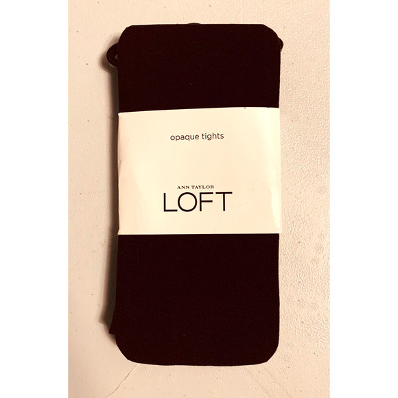 Loft Women's Opaque Tights Size Small S NEW Brownie Style 174832 Nylon Spandex - Picture 1 of 3